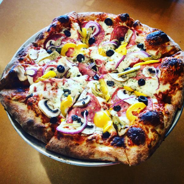 Salami, Mushroom, Bell Pepper, Red Onion, Olive, Artichoke Hearts - Image 2