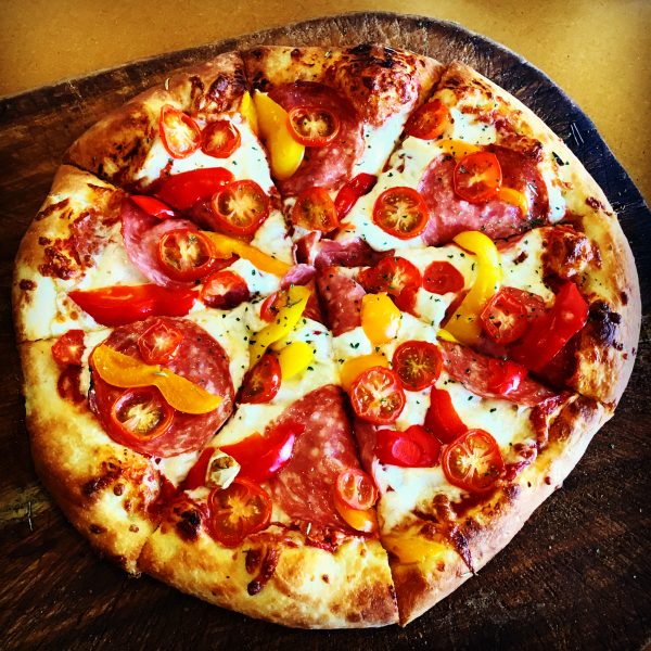 Salami, Mushroom, Bell Pepper, Red Onion, Olive, Artichoke Hearts - Image 8